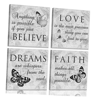 #ad Butterfly Inspirational Canvas Wall Art Motivational Quotes Picture for Home $44.78