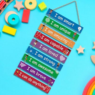 #ad #ad Kids Room Decor for Boys Set of 9 Pieces Boys Room Wall Art Motivational $32.71