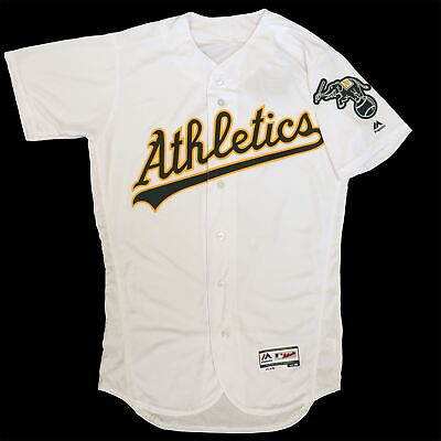 #ad Mens MLB Oakland Athletics Authentic On Field Flex Base Jersey Home White $99.99