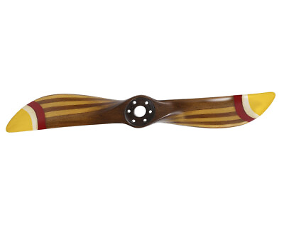 #ad Propeller Laminated Mahogany Wood 31quot; Multi Colored Tips Airplane Aviation Decor $119.99