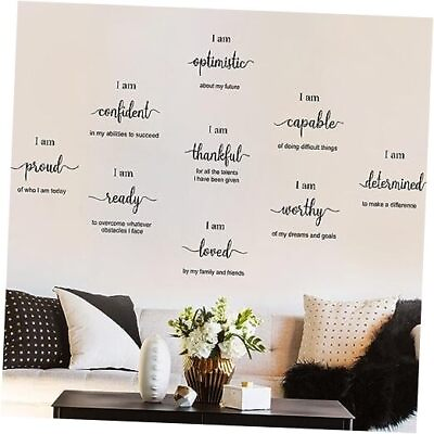 #ad Inspirational Wall Decals Motivational Wall Art Stickers for Office Bedroom $12.78