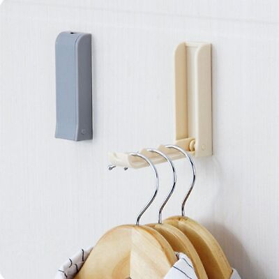 #ad #ad Plastic Folding Self Adhesive Wall Over the Door Hook Hanger Rack for Clothes $7.28