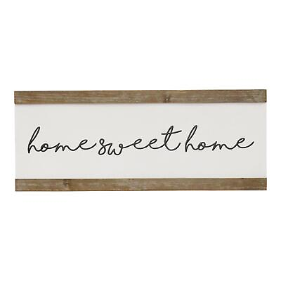 #ad Stratton Home Decor Home Sweet Home Metal And Wood Wall Art S23696 $37.62