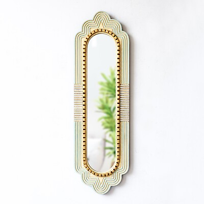 #ad Peruvian Extra Large Skinny Narrow Mirror 39.4quot; tall Home Wall Room Decor $319.90
