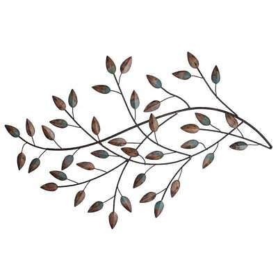 #ad Stratton Home Decor Blowing Leaves Modern Decorative Wall Art Set Used $16.23