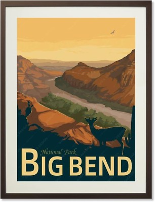 #ad Big Bend National Park Vintage Posters Americana Home Decor Wall Painting for Li $58.21