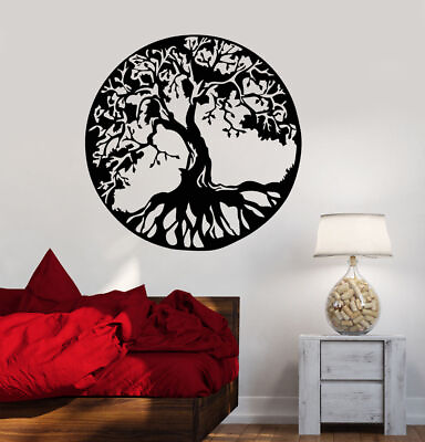 #ad Vinyl Wall Decal Celtic Tree Of Life Family Nature Style Stickers 1560ig $69.99