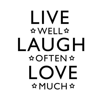#ad Live Well Laugh Often Love Much Decal Sticker for Home Decor Wall Window Door $11.61