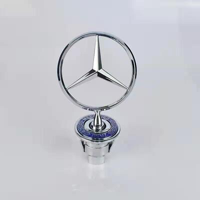 #ad For Mercedes Benz Front Hood Ornament Mounted Star Logo Badge Emblem C E S Class $14.99