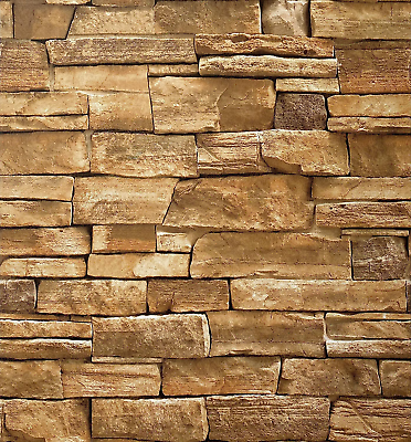 #ad Brick Wallpaper A Beautiful Addition to Your Kitchen Backsplash Living Room $10.45