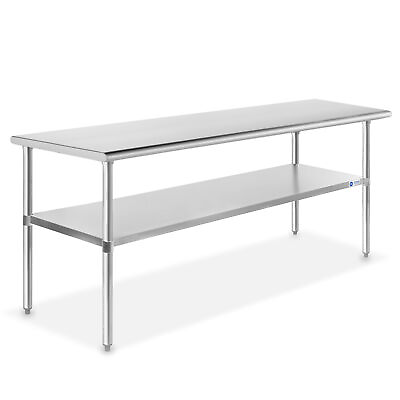 #ad Stainless Steel Commercial Kitchen Work Food Prep Table 72quot; x 30quot; $358.99