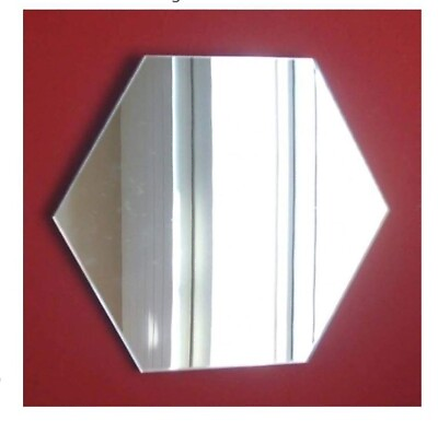 #ad #ad Hexagon Wall Mirror 20cm X 17cm $12.00