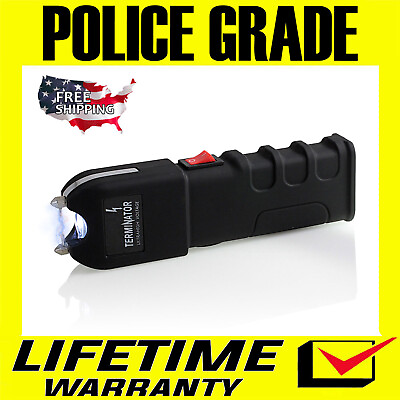 #ad #ad Police Stun Gun SGT928 785BV Maximum Power Rechargeable With Bright Flashlight $15.99