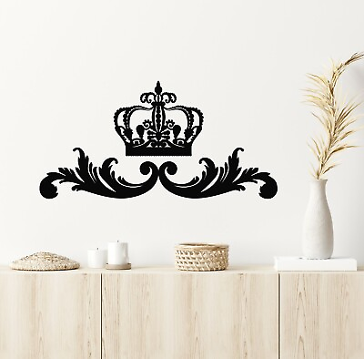 #ad #ad Vinyl Wall Decal King Crown Sign Kingdom Interior Home Decor Stickers g5999 $21.99