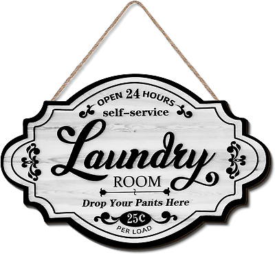 #ad Vintage Laundry Room Decorative Wall Sign Laundry Room Decor Home Family Decor $14.00