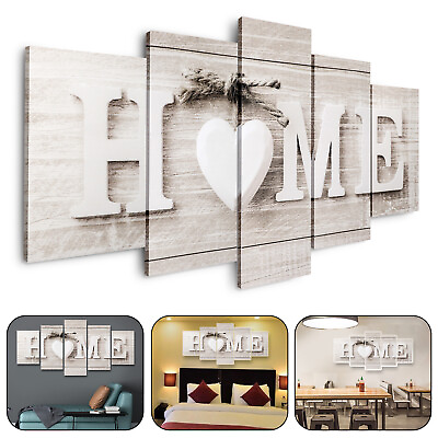 5Pcs Unframed Modern Wall Art Painting Print Canvas Picture Home Room Decor Gift $10.48