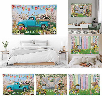 #ad Easter Flag Album Tapestry Wall For Living Room Bedroom Dorm Room Home Decor 7 $17.07
