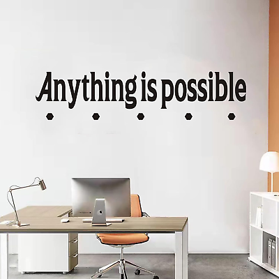 #ad Wall Decals for Bedroom Motivational Wall Stickers Quotes Posters Signs Positi $23.99