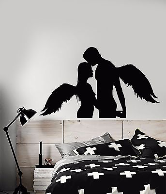 Vinyl Wall Decal Love Sex Naked Angels Decor Bedroom Stickers 727ig $69.99