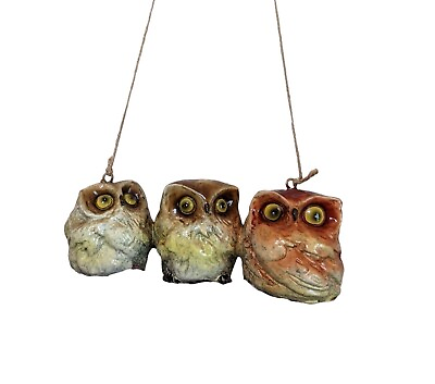 #ad #ad Home Decor 3 Owls On Branch Hanging 10x3 inches $11.99