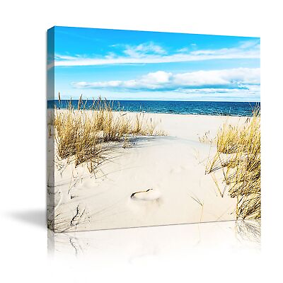 #ad #ad Beach Pictures Wall Art for Bathrooms Canvas Framed Seacoast Theme Wall Decor fo $20.03