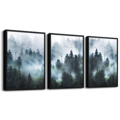 #ad #ad Office Wall Decor Black Framed Canvas Wall Art For Living Room Wall Decoratio... $47.87