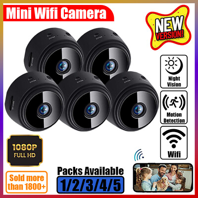 #ad Mini Wireless Hidden Spy Camera Wifi IP Home Security 1080P HD Night Vision Cam $6.99