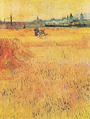 11952.Poster decor.Home Wall.Room art.Van Gogh painting.View from the wheatfield $43.00
