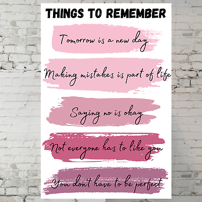 #ad Positive Inspirational Quotes Wall Decor Uplifting Encouragement 11x17quot; Wall Art $14.90