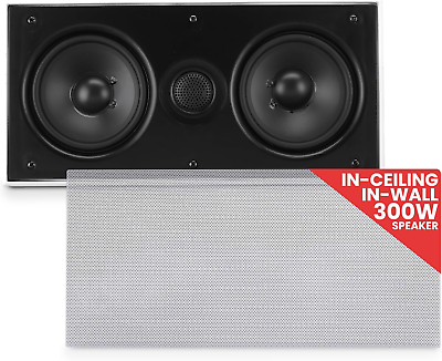 #ad Ceiling Wall Mount Enclosed Speaker 300 Watt Stereo In Wall In Ceiling Flush $81.99