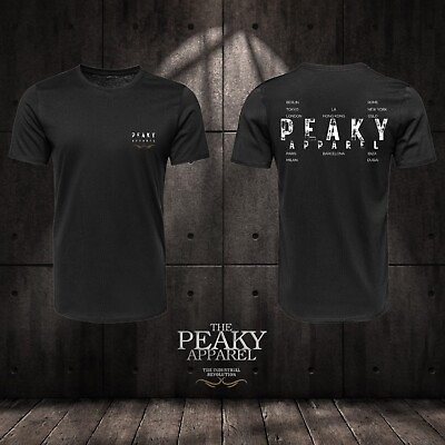#ad Peaky Apparel Rustic City Men#x27;s Ladies Kids T Shirt Casual Black White Design GBP 19.99