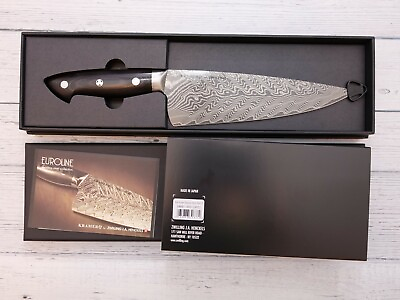 #ad NIB KRAMER by ZWILLING EUROLINE Stainless Damascus Collection 8quot; CHEF#x27;S KNIFE $319.95