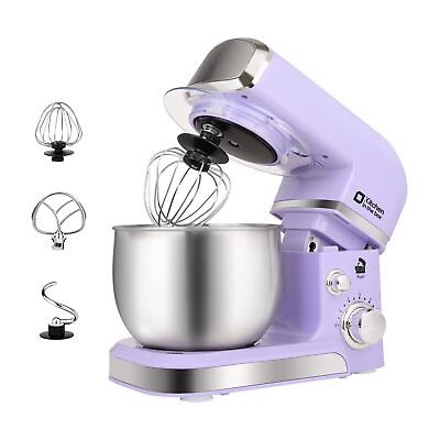 #ad #ad Portable Stand Mixer 3.2Qt Electric Kitchen Mixer 6 Speeds Egg Whisk Dough Hook $113.96