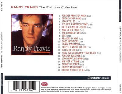 #ad #ad RANDY TRAVIS THE PLATINUM COLLECTION NEW CD $12.76