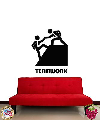 #ad Wall Stickers Vinyl Decal Quote Message Teamwork Decor For Office z1925 $29.99