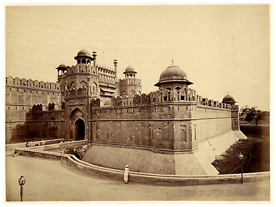 #ad #ad India Delhi The Lahore Gate and Fort Vintage print Tirage albuminé 23x EUR 199.00