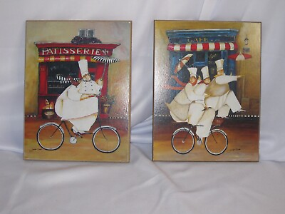 #ad Fun Chef Art Kitchen Decor The Two Pictures Are Included $14.99