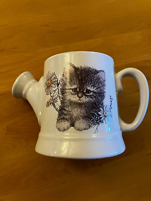 #ad Cat Kitten BETALLIC INC. Giordano Art Ltd Mug Watering Jug Design Coffee Tea Cup $6.50