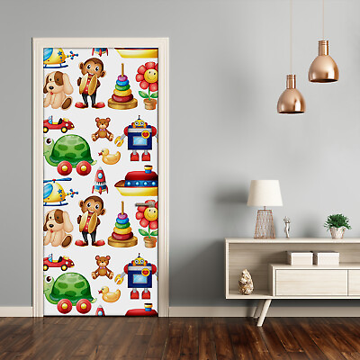 #ad 3D Wall Sticker Decoration Self Adhesive Door Wall Mural Children Toys $59.95