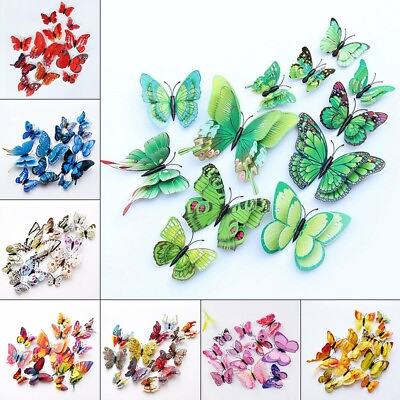 #ad Creative and Charming Butterfly Wall Decals for Children#x27;s Room PVC Stickers $7.01