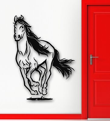 #ad Wall Stickers Vinyl Decal Horse Racing Beautiful Animal Cool Decor ig509 $69.99