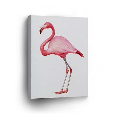 #ad Flamingo CANVAS PRINT Painting Decorative Art Wall Décor Artwork $19.99
