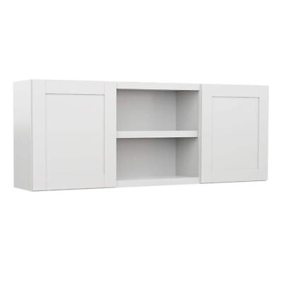 MILL#x27;S PRIDE Wall Kitchen Laundry Cabinet w Soft Close 60 quot; x 23quot; x 12quot; White $235.90