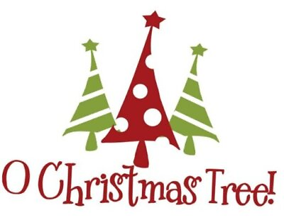 #ad Home Wall Decals O Merry Christmas Tree Lights Christ 18 In x 26 in Black $42.47