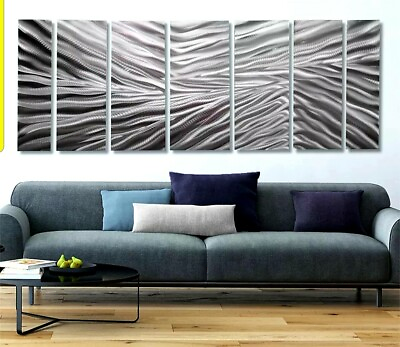 #ad Large Wall Art Home Office Decor Oversized Wall Art Modern Metal Wall Art 8ft $775.00