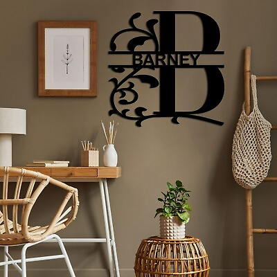 #ad Family Name Sign For Wall Metal Wall Art Metal Wall Decor Home Decor Wall Art $71.90