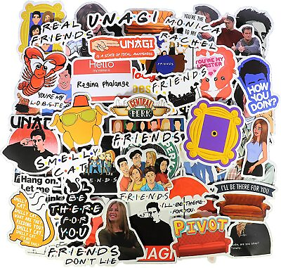 #ad 154pcs Friends tv Show Creative DIY Stickers Decorative waterproof USA SHIP $6.99