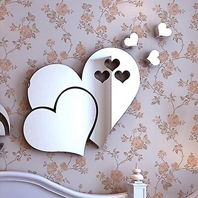 #ad #ad Sticker DIY Art Decor Home Room 3D Decal Wall Mural Love Mirror Removable $6.39
