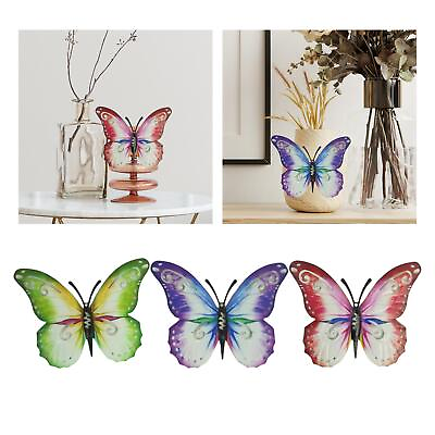 #ad #ad Butterfly Metal Wall Art Decors Background Farmhouse Hanging $11.34