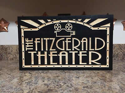 #ad Home Theater Basement Décor Personalized Sign Movie Cinema Game Lounge Room $106.00